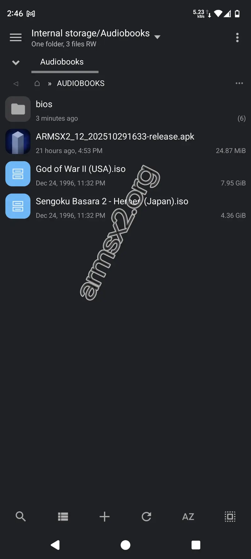 Step 1 ArmSX3 Installation - Setting up ArmSX3 APK, PS2 BIOS, and PS2 Games